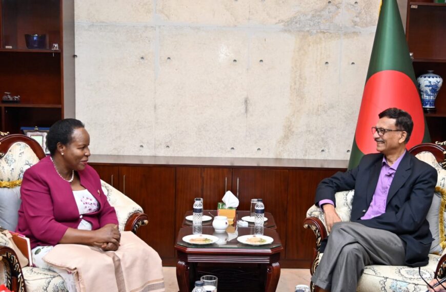 Non-Resident High Commissioner of Uganda to Bangladesh paid a courtesy call on Foreign Adviser