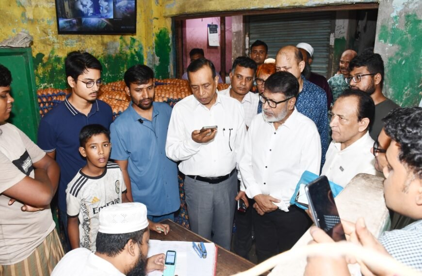 FBCCI team visits Kaptan Bazar to keep prices of chickens, eggs stable