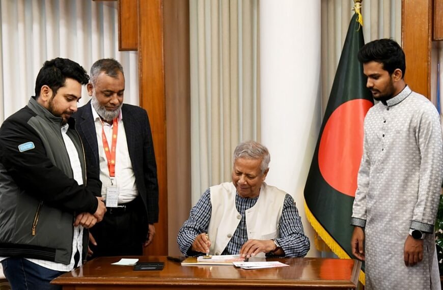 The Chief Advisor signed the…