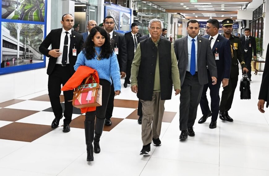 Chief Adviser leaves Dhaka for Switzerland to attend WEF