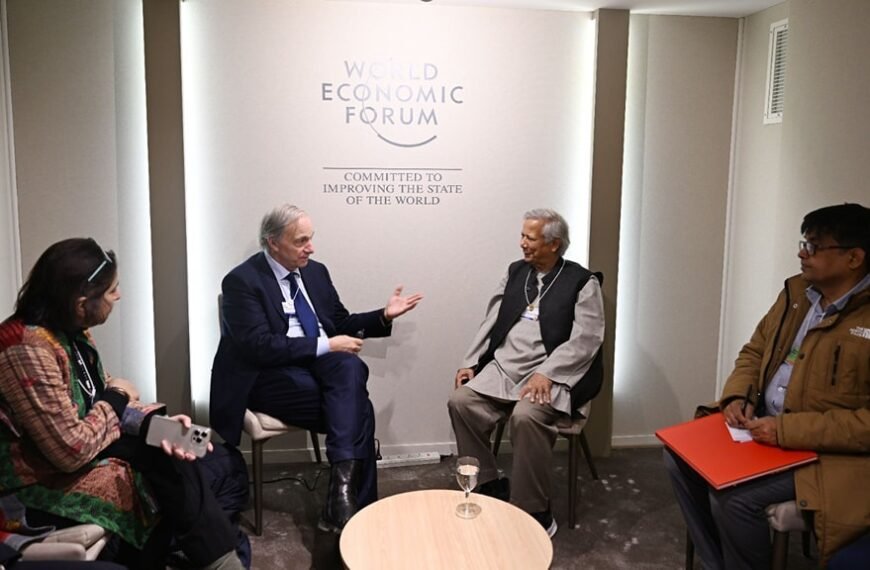 Ray Dalio Meets Chief Adviser at Davos During WEF Annual Meetings