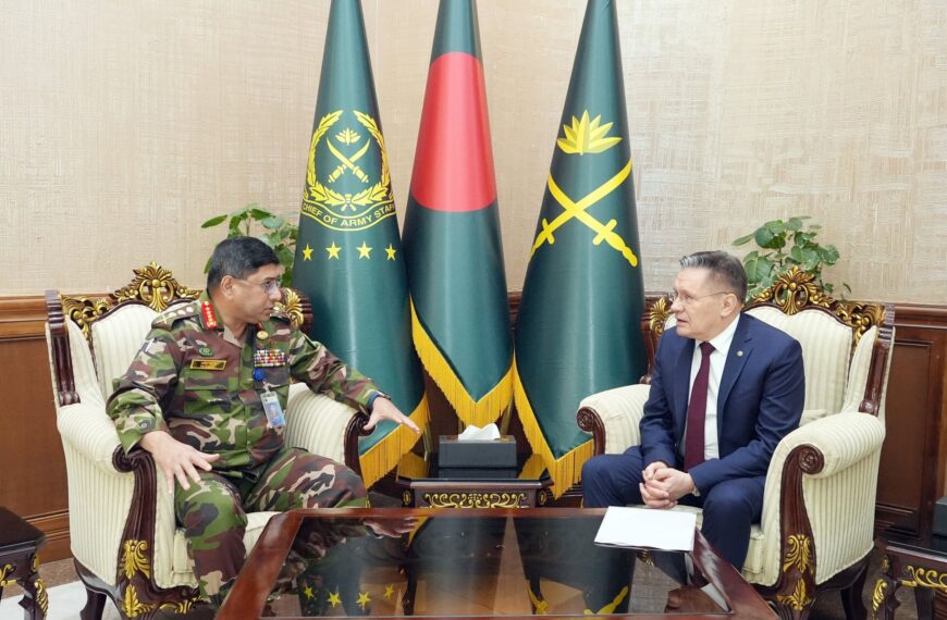 Director General of Rosatom’s Courtesy Call on with the Chief of Army Staff