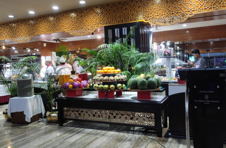 A Gorgeous and Grand Arrangement for Ramadan by Pan Pacific Sonargaon Dhaka