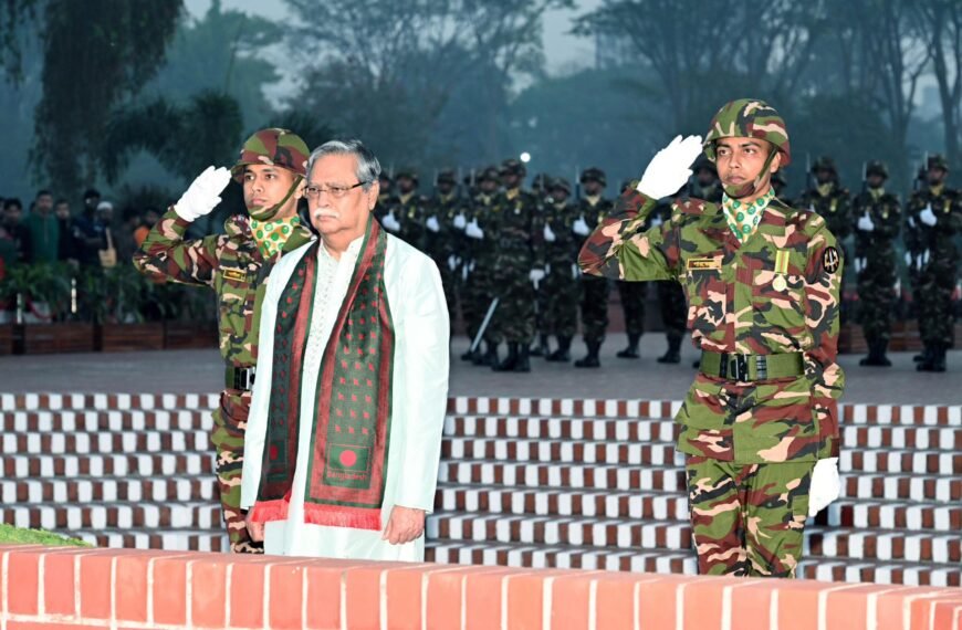 Honorable President pays tribute at…