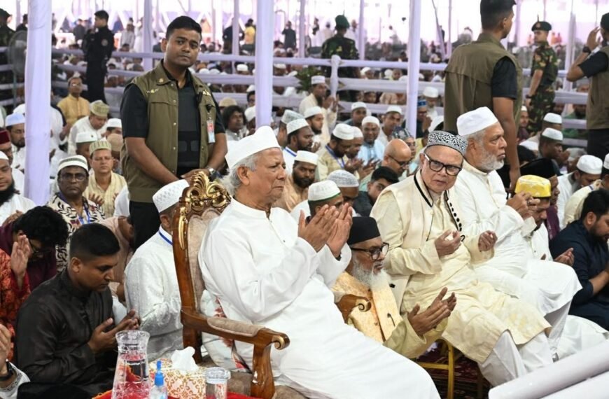 Chief Advisor offers Eid prayers at Jatiya Eidgah