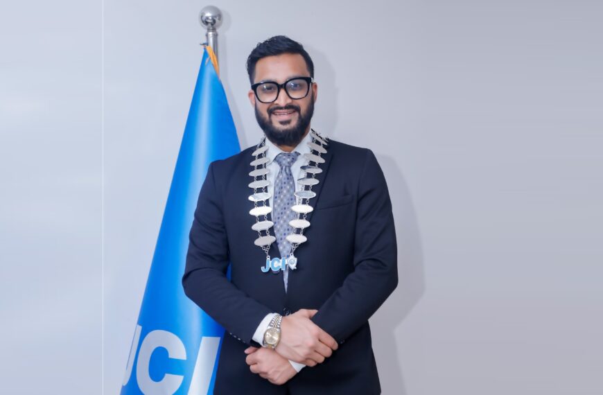 Safat Maksud Omye Elected as 2025 Local President of JCI Dhaka Signature