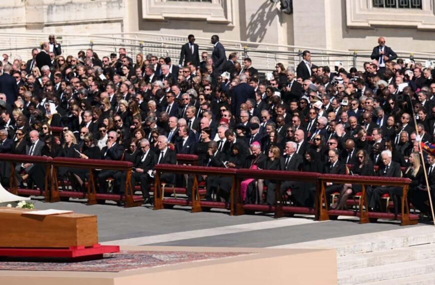 Chief Adviser Attends Pope’s Funeral