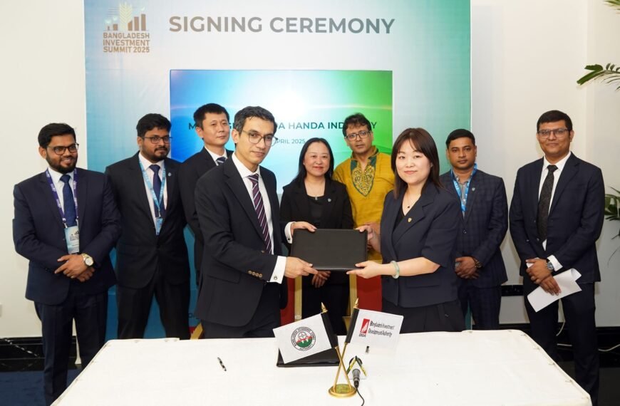 Handa Industries Limited to invest $150 million in Bangladesh