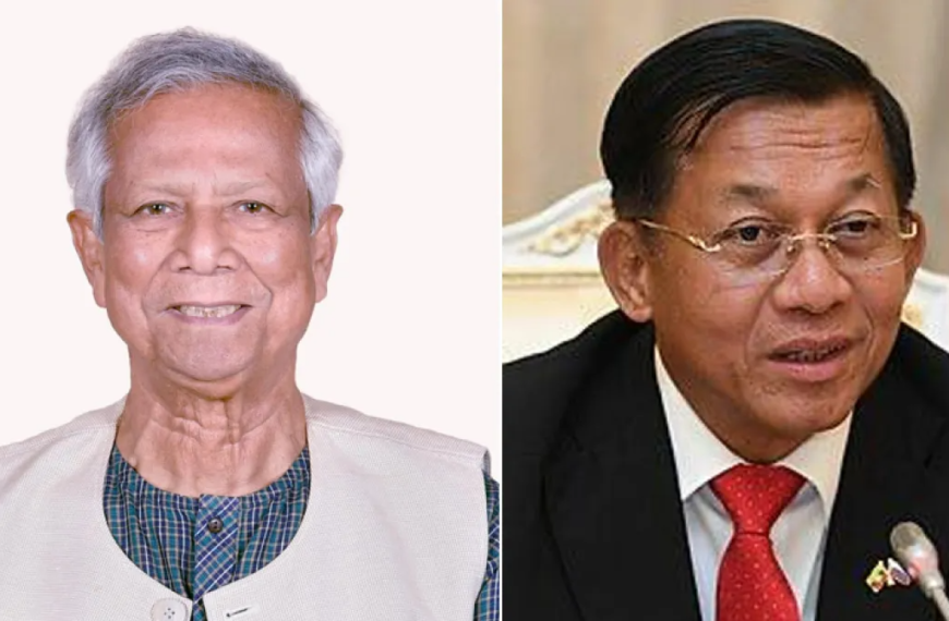 Myanmar Prime Minister Min Aung…