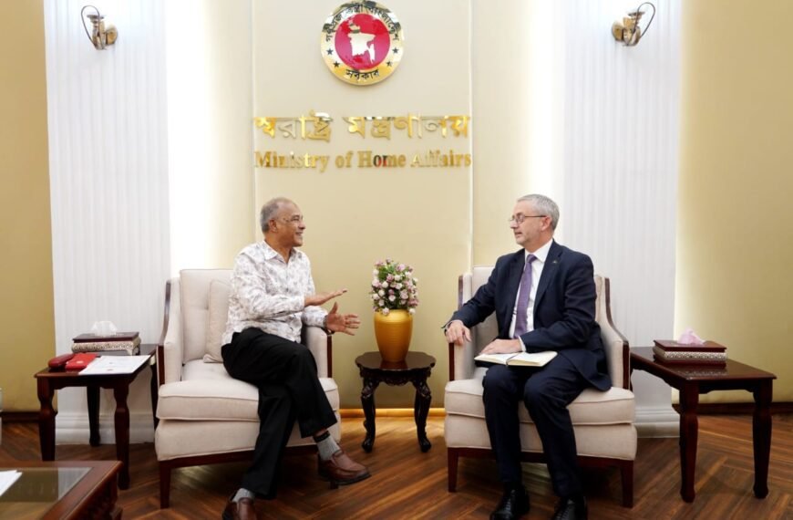 Home Affairs Advisor requests to open visa center for EU countries in Dhaka