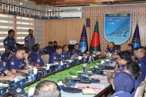 Dhaka Range, Bangladesh Police held a meeting on…