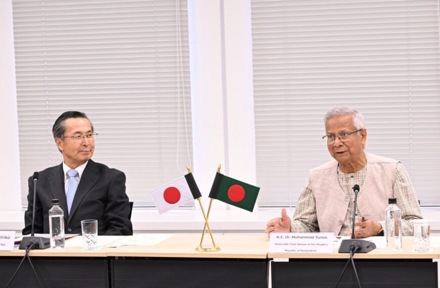 Chief Adviser seeks Japanese support…