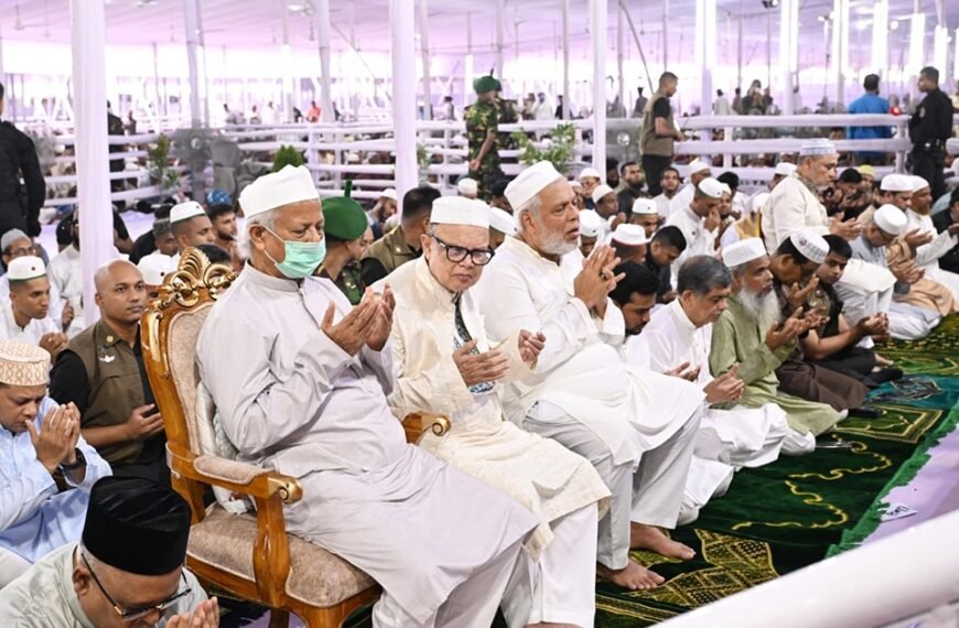 Chief Advisor offers Eid prayers at National Eidgah