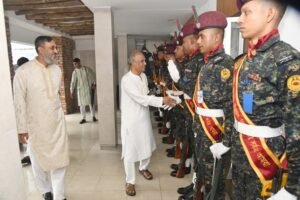 Home Affairs Advisor visits Ansar and Village Defense…