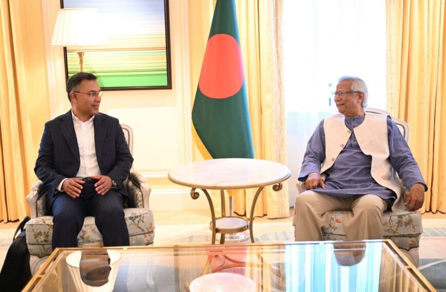 Tarique Rahman’s meeting with chief advisor begins