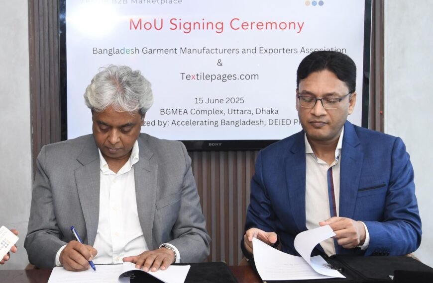 BGMEA and TextilePages.com Sign a Memorandum of Understanding (MoU)