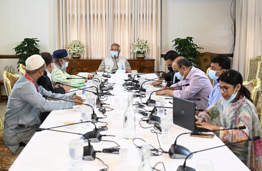 Chief Advisor congratulates those concerned for smooth Hajj management, instructs preparations for next year