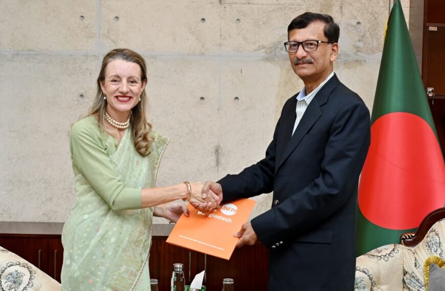 Newly appointed UNFPA Representative Catherine Brin Pays Courtesy Call on Foreign Affairs Adviser