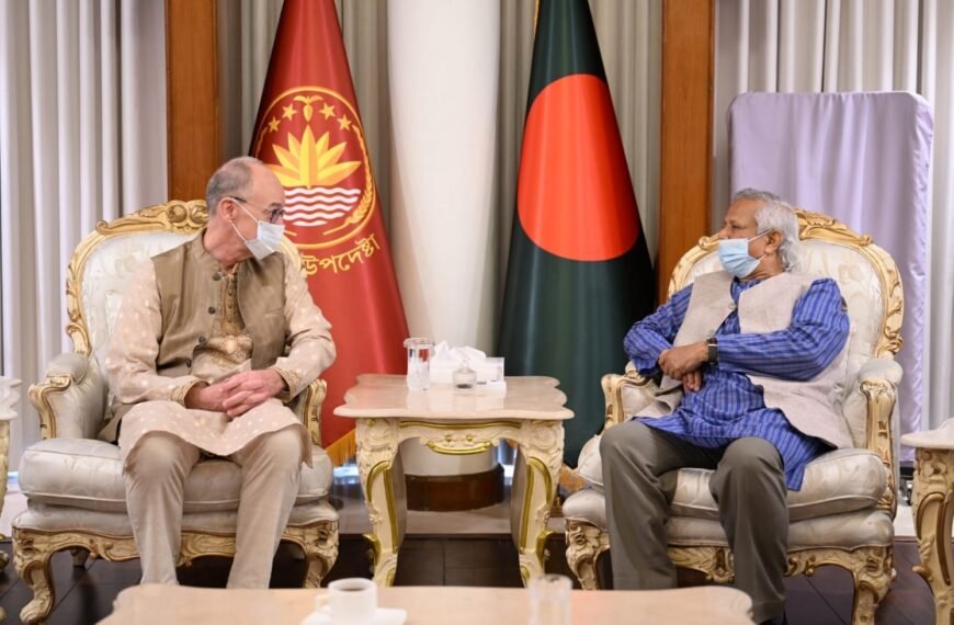 German Ambassador Pays Farewell Visit to Chief Adviser Muhammad Yunus