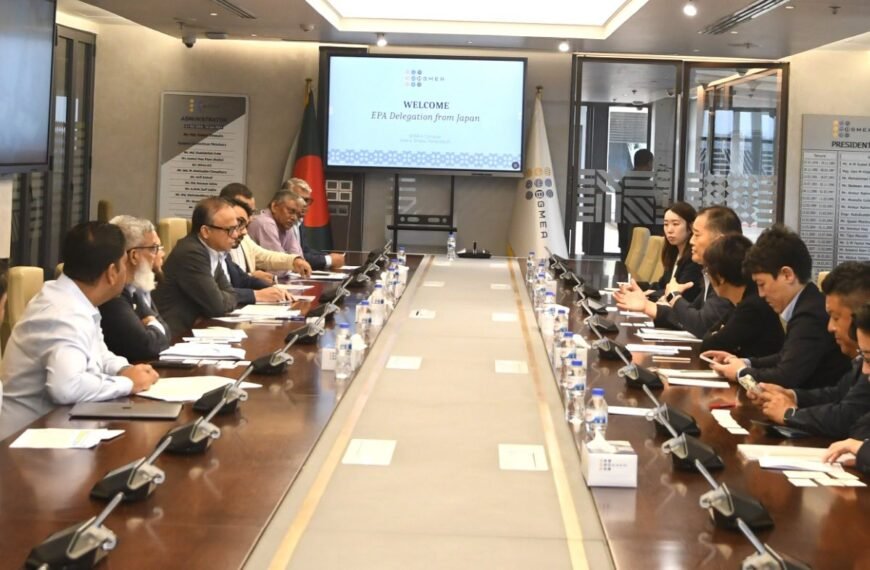 Japanese delegation meets BGMEA President to further strengthen bilateral trade and economic ties