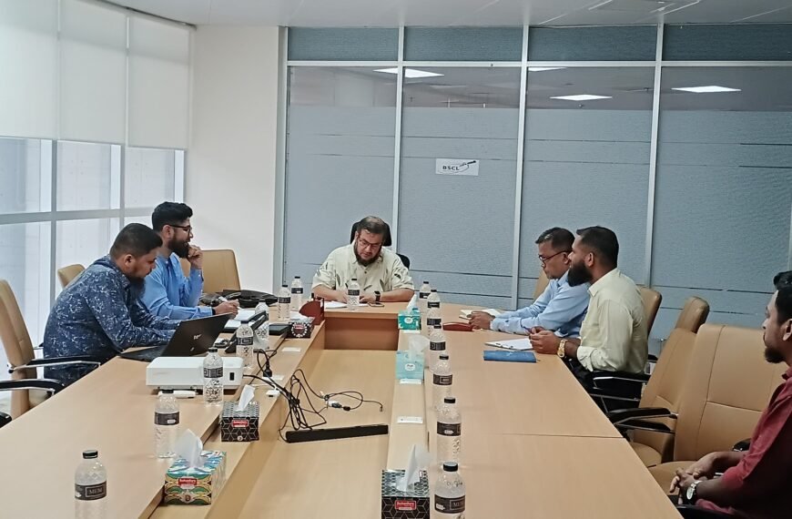 BSCL activities review meeting held at Rangamati Ground Station of Bangladesh Satellite-1