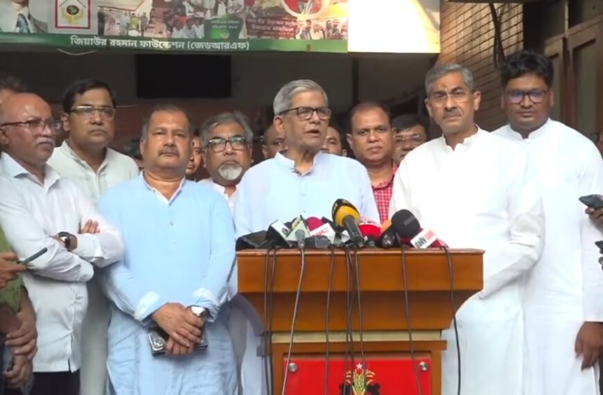 Tarique Rahman-Chief Advisor meeting was a turning point: Mirza Fakhrul