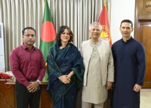 Tajuddin family pays courtesy call on Chief Advisor