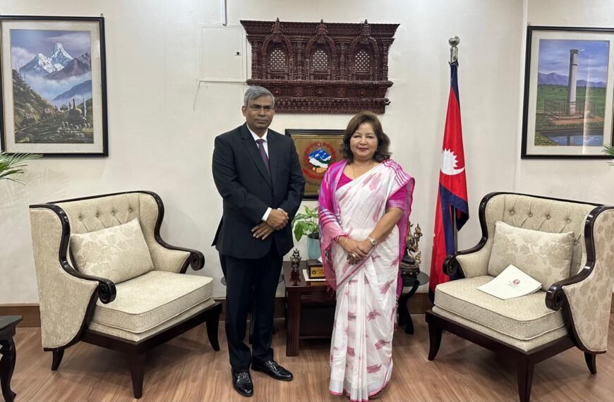Bangladesh Ambassador to Nepal pays courtesy call on Nepali Foreign Minister