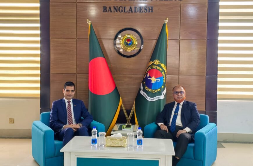 Nepali Ambassador delivers keynote speech at National Defense College, Dhaka on ‘Contemporary Nepal: Foreign Policy, Security and Development Context’