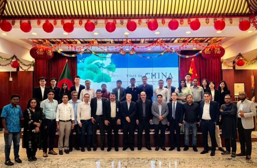 Chinese Embassy welcomes journalist delegation…