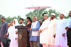 The full ‘July Declaration’ read by the Chief…