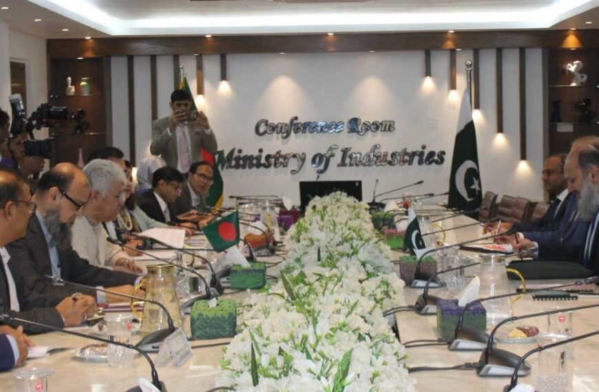 Pakistan Commerce Minister meets Industry Advisor to enhance cooperation between the two countries in industrial development