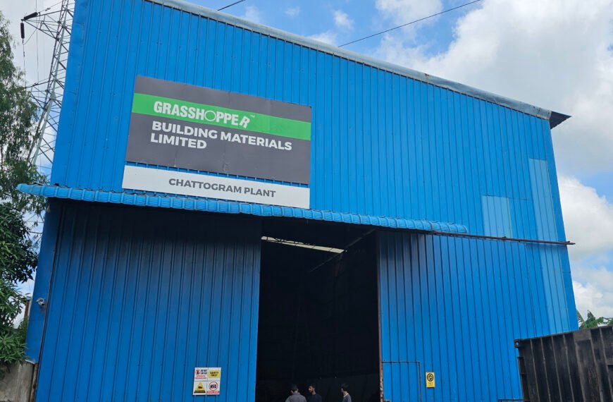Grasshopper Building Materials expands with state-of-the-art manufacturing facility in Chittagong