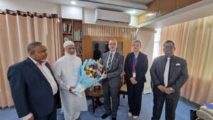 EU Ambassador Michael Miller pays courtesy call on…
