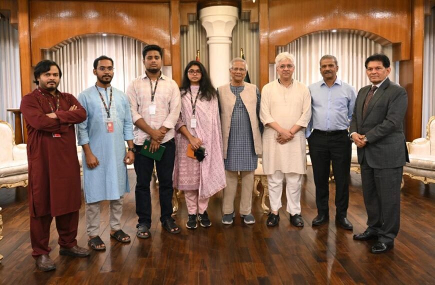 leaders of National Citizen Party meets Chief Adviser