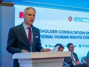 Swiss Ambassador Stresses Strengthening of Human Rights Commission
