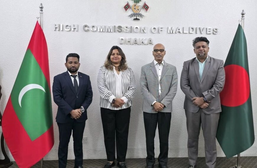 CEO of FBCCI Innovation Center paid a courtesy call on Maldives High Commissioner to Bangladesh