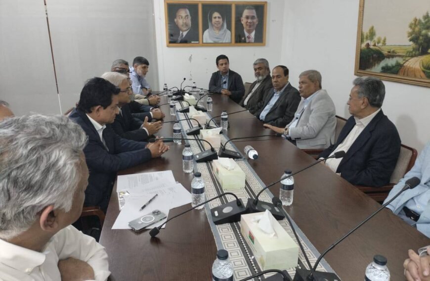 BGMEA leaders meet BNP Secretary…