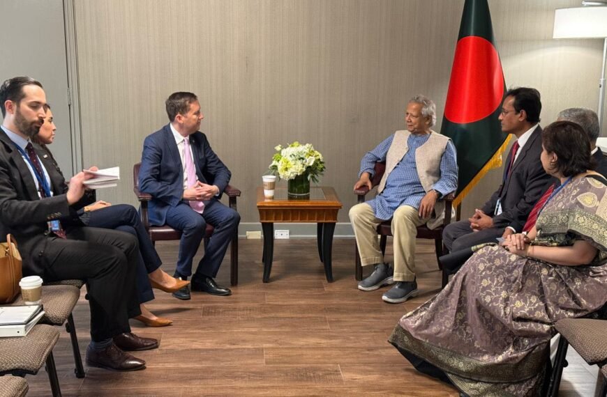 US Special Envoy on South Asia Calls on Chief Adviser