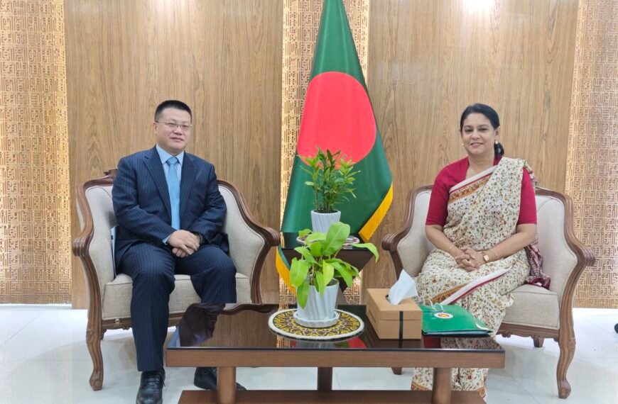 Chinese Ambassador Pays Courtesy Call…
