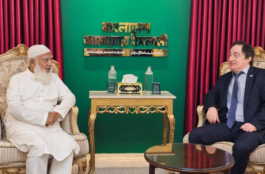Argentine Ambassador pays Courtesy Call on Jamaat Ameer