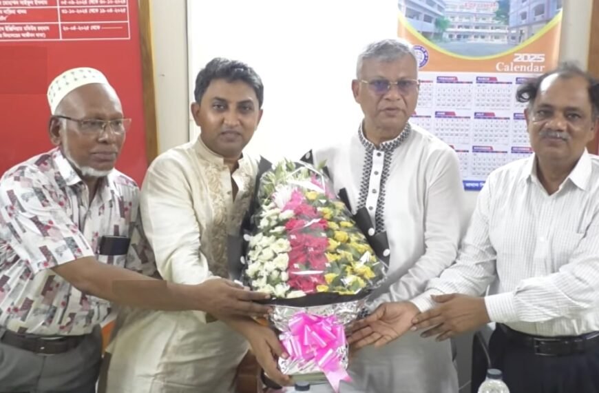 Saiful Alam Nirob inaugurated the main gate of Tejgaon Model High School