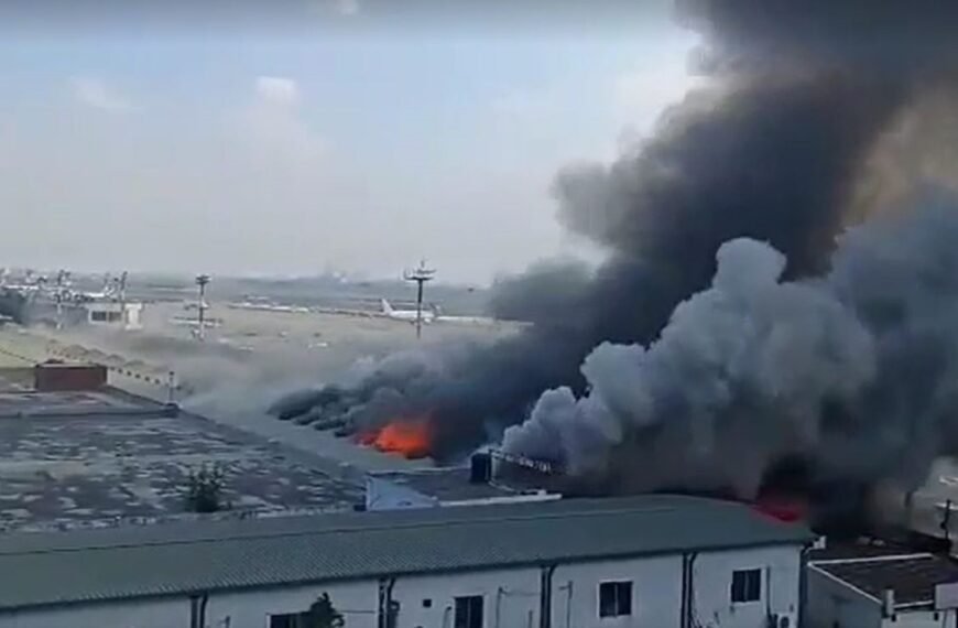Fire breaks out in cargo section of Shahjalal Airport