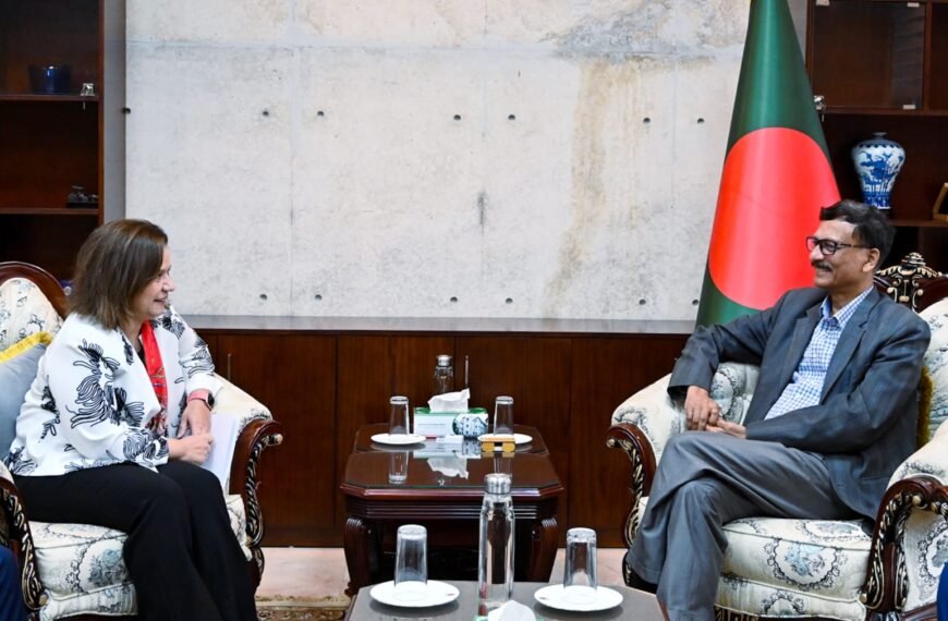 Turkish Deputy Foreign Minister Pays Courtesy Call on Bangladesh Foreign Adviser