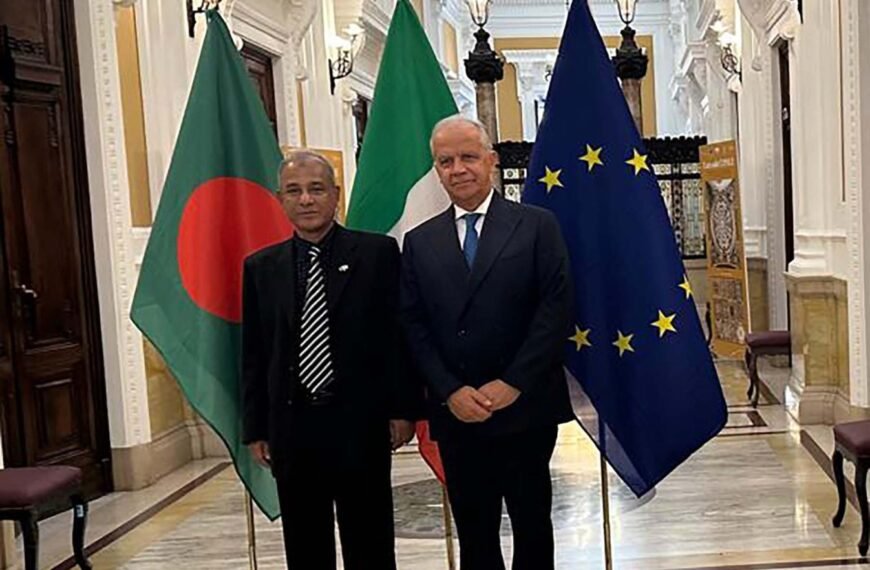 Bangladesh-Italy Home Minister-level meeting held