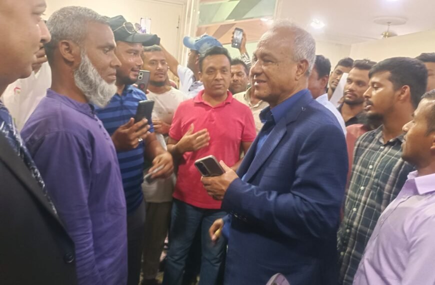 Home Affairs Adviser visits Bangladesh Embassy in Doha, Qatar