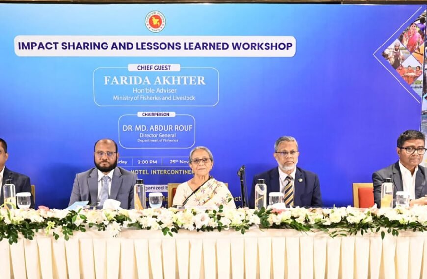 Fisheries and Livestock Advisor calls for integrated coastal-deep sea-focused planning