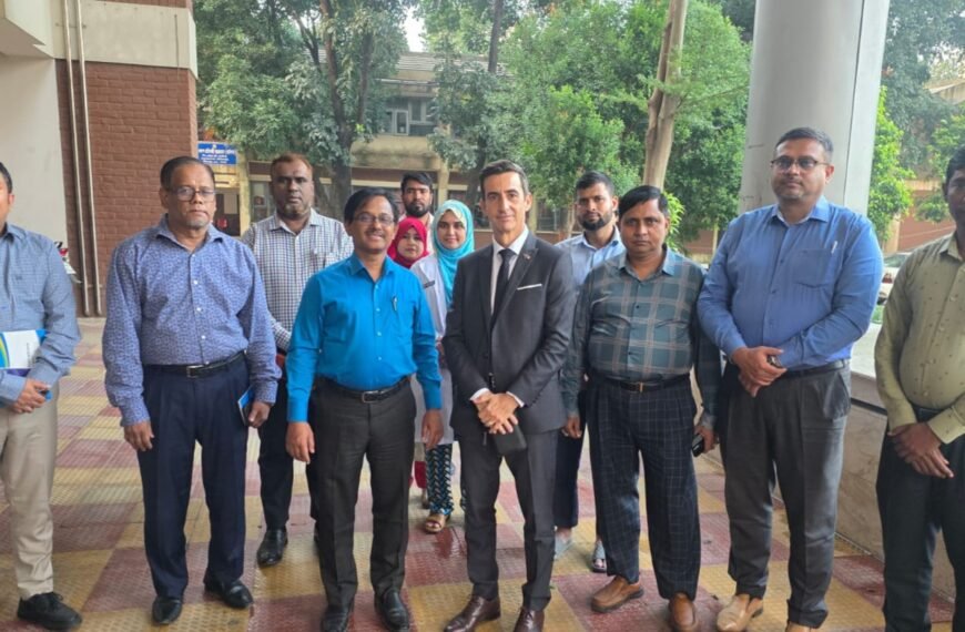 French Embassy Deputy Head of Mission Visits Jatiya Protibondhi Unnayan Foundation in Dhaka