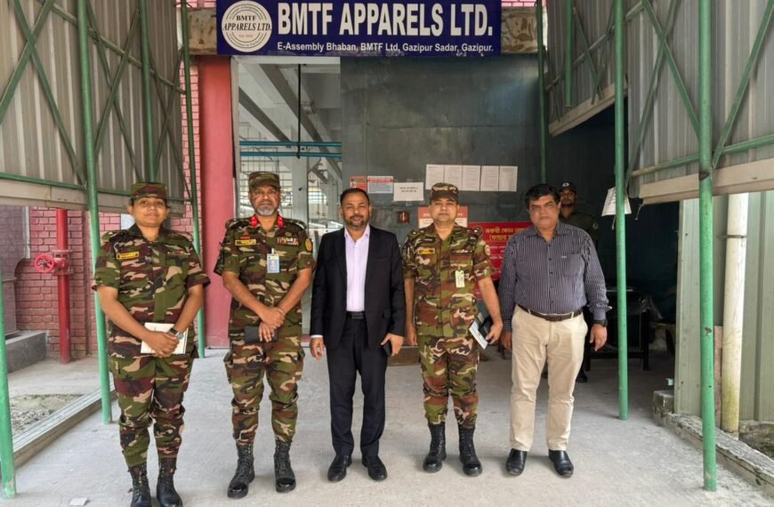 BGMEA delegation visits factories to monitor permanent membership verification process