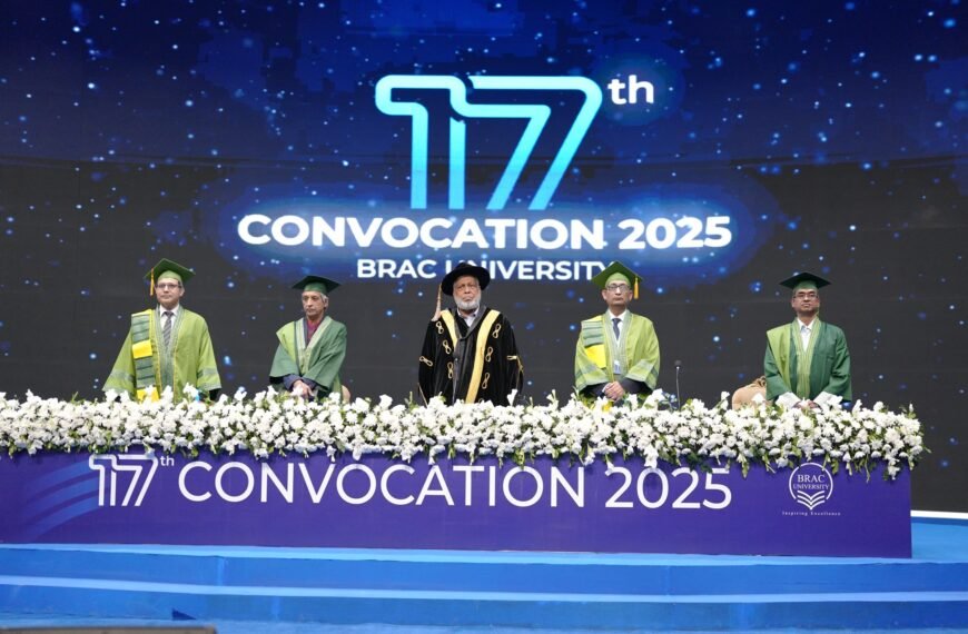 BRAC University’s 17th Convocation calls to ‘Make the Difference’